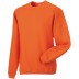 Heavy Duty Russell® sweatshirt with a snug neckline