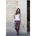 Women's checked trousers