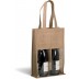 Sac porte-bouteille en jute Kimood®