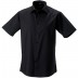 Camisa justa de manga curta de homem e mulher Russell®