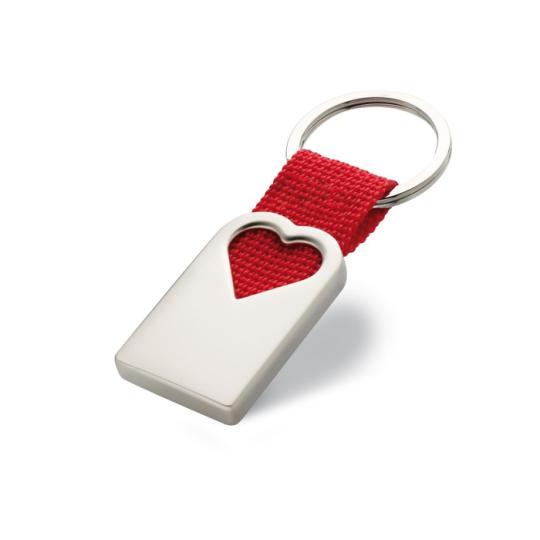 Llavero en forma corazón