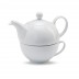 Teapot and cup for tea