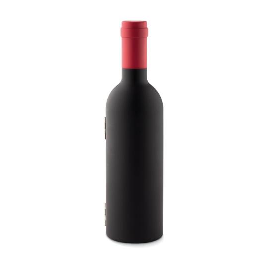 Wine set with bottle