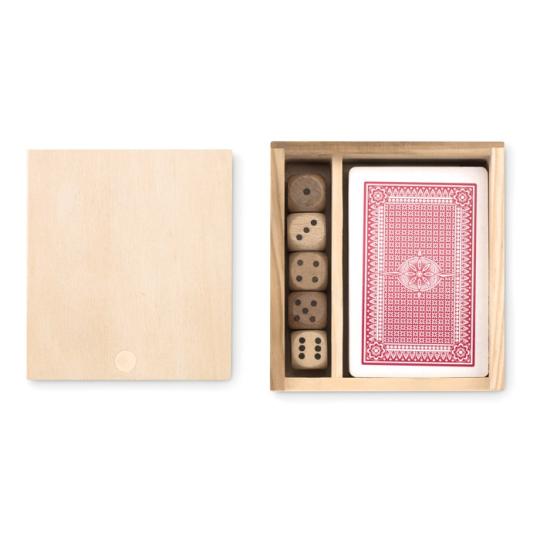 Ensemble de cartes et dés...