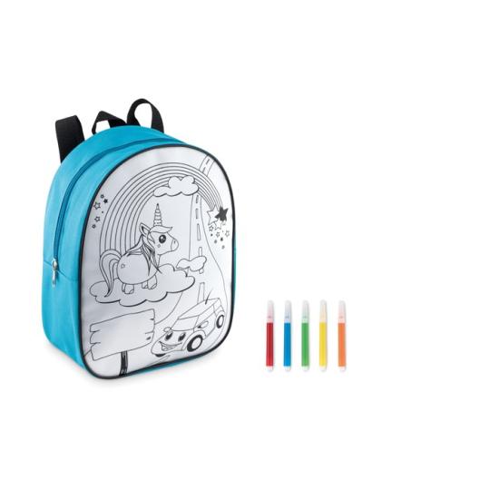 Colouring backpack