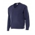 Fine-knit V-neck jumper