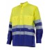 Two-tone high visibility long sleeve shirt