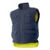 Reversible high visibility padded vest