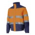 Blouson bicolore haute visibilité matelassé