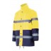 Two-tone high visibility parka