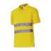 High-visibility short-sleeve polo
