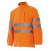 High-visibility fleece jacket