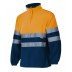 Bicolour high visibility fleece