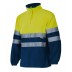 Bicolour high visibility fleece