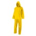 Two-piece rain poncho with internal hood