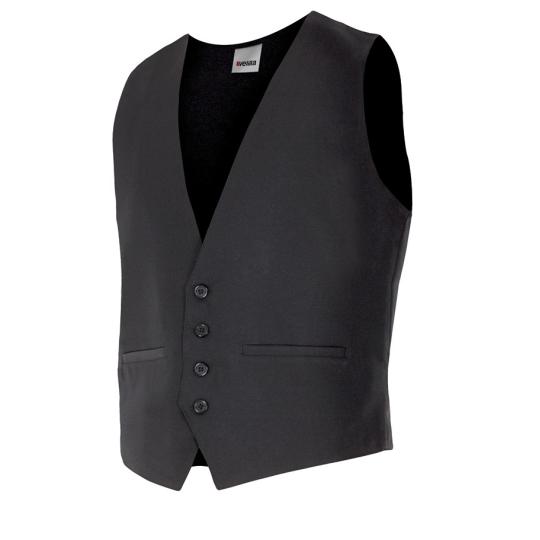 Waiter's vest without lapel