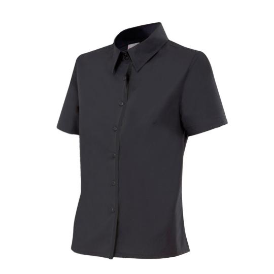 Ladies' fitted short-sleeve...