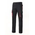 Bicolour multi-pocket trousers