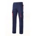 Pantalones bicolor multibolsillos