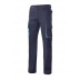 Bicolour multi-pocket trousers