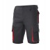 Two-tone multi-pocket Bermuda shorts