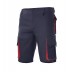 Two-tone multi-pocket Bermuda shorts