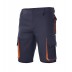 Two-tone multi-pocket Bermuda shorts