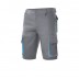 Two-tone multi-pocket Bermuda shorts