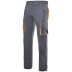 Two-tone multi-pocket stretch trousers