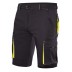 Bicolour stretch multi-pocket shorts