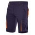 Bicolour stretch multi-pocket shorts
