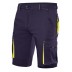 Bicolour stretch multi-pocket shorts