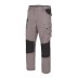 Bicolour multi-pocket canvas trousers