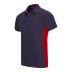 Polo de manga corta bicolor