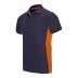 Polo de manga corta bicolor
