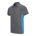 Short-sleeve bicolour polo