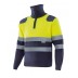 Pull maille bicolore