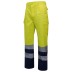 Pantalones bicolor multibolsillos de alta visibilidad