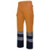 High visibility multi-pocket bicolour trousers
