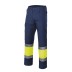 Two-tone high-visibility multi-pocket trousers