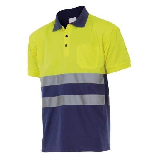 Polo bicolor alta...