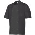 Short sleeve chef jacket with snaps