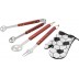 Conjunto de 5 peças para churrasco                 