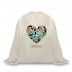 Sac cordon en coton biologique Hundred