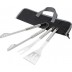 Priscilla stainless steel barbecue set