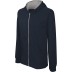 Sudadera infantil con capucha y cremallera Kariban®