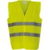 Yoko® high visibility vest with 2 bands