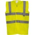 Yoko® perforated mesh high visibility vest