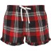 Pantalones cortos de mujer a cuadros