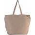 Grand sac en jute avec doublure intérieure naturelle Kimood®
